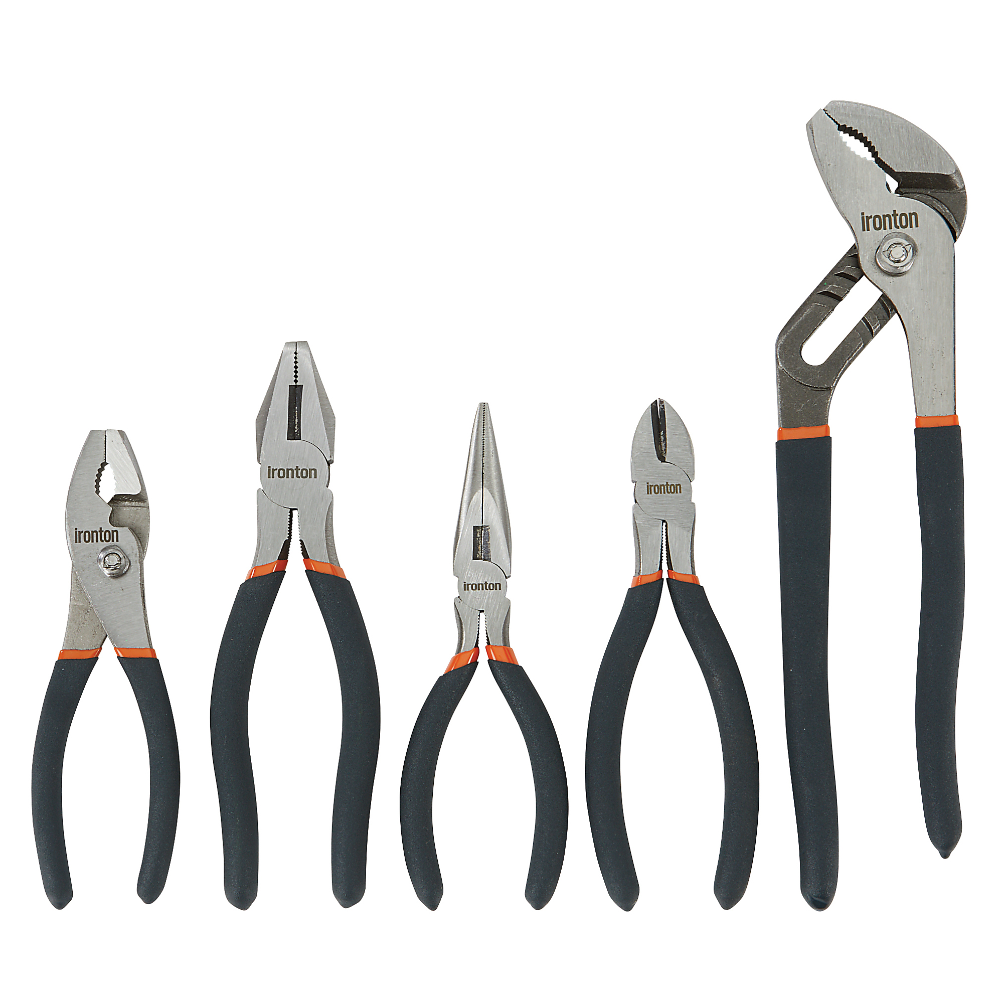 Ironton Combination Pliers Set, 5 Pcs. Northern Tool